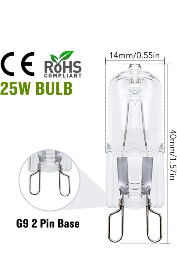 G9 25W Halogen Small Bulbs